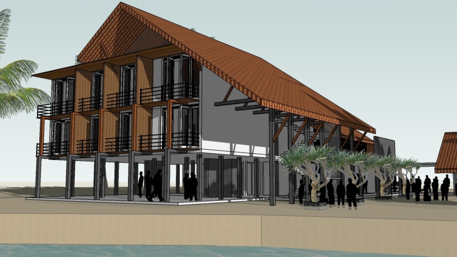 Conceptual Design - Beach Front Hotel at Weligama